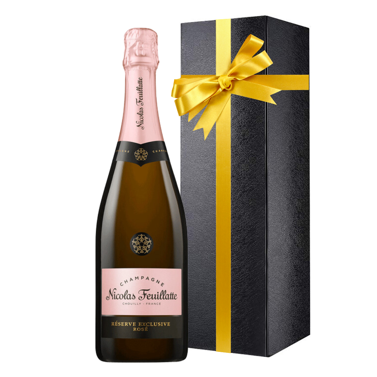 Champagne Nicolas Feuillatte, Reserve Exclusive Brut, wooden box